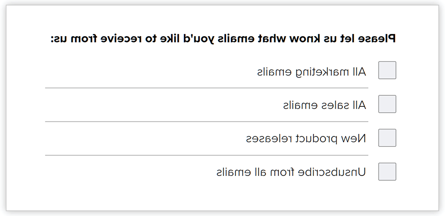 FIGURE 10: Opting Into Marketing Emails